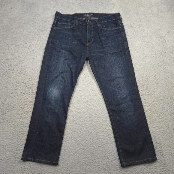 Lucky Brand Other - Lucky Brand Dean Jeans Mens 36x27 Dark Wash Straight Stretch Denim‎ 34x32